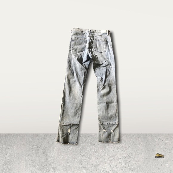 Women’s Express Light Wash Jeans Size 8 Cropped Skinny Performances - Picture 1 of 10